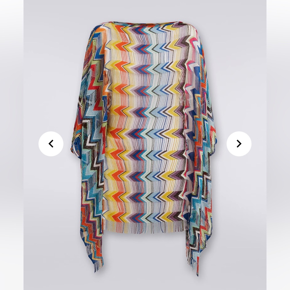 NWT Missoni Short Coverup with Fringe